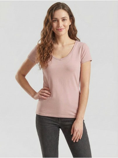Ladies 150 v-neck T