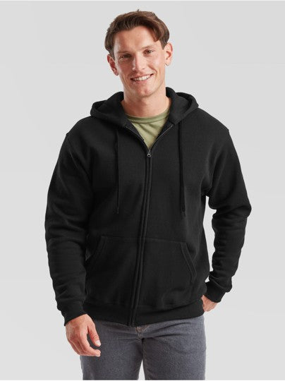 Campera deportiva clásica con capucha
