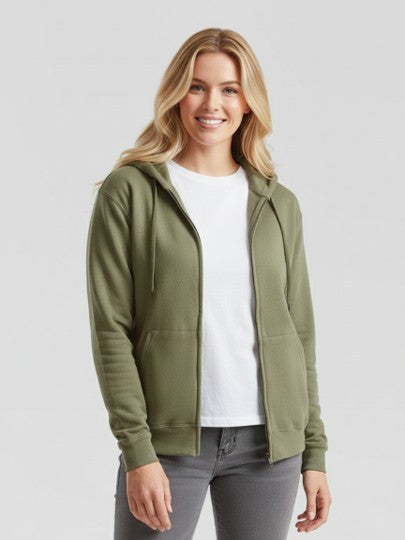 Campera deportiva clásica con capucha