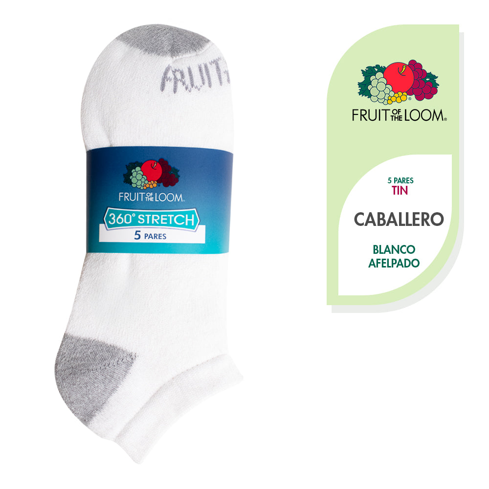 Pack x 5 - Medias afelpadas sin caña para caballero