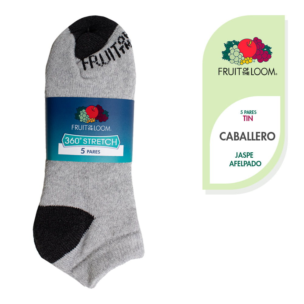 Pack x 5 - Medias afelpadas sin caña para caballero