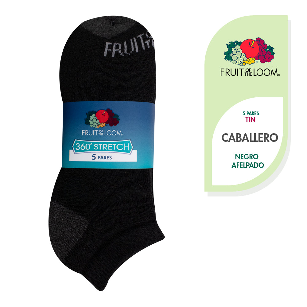 Pack x 5 - Medias afelpadas sin caña para caballero