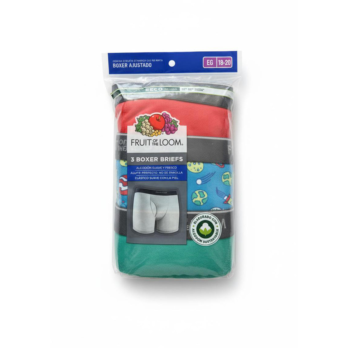 Pack x 3 - Boxer brief c/estampa para niño