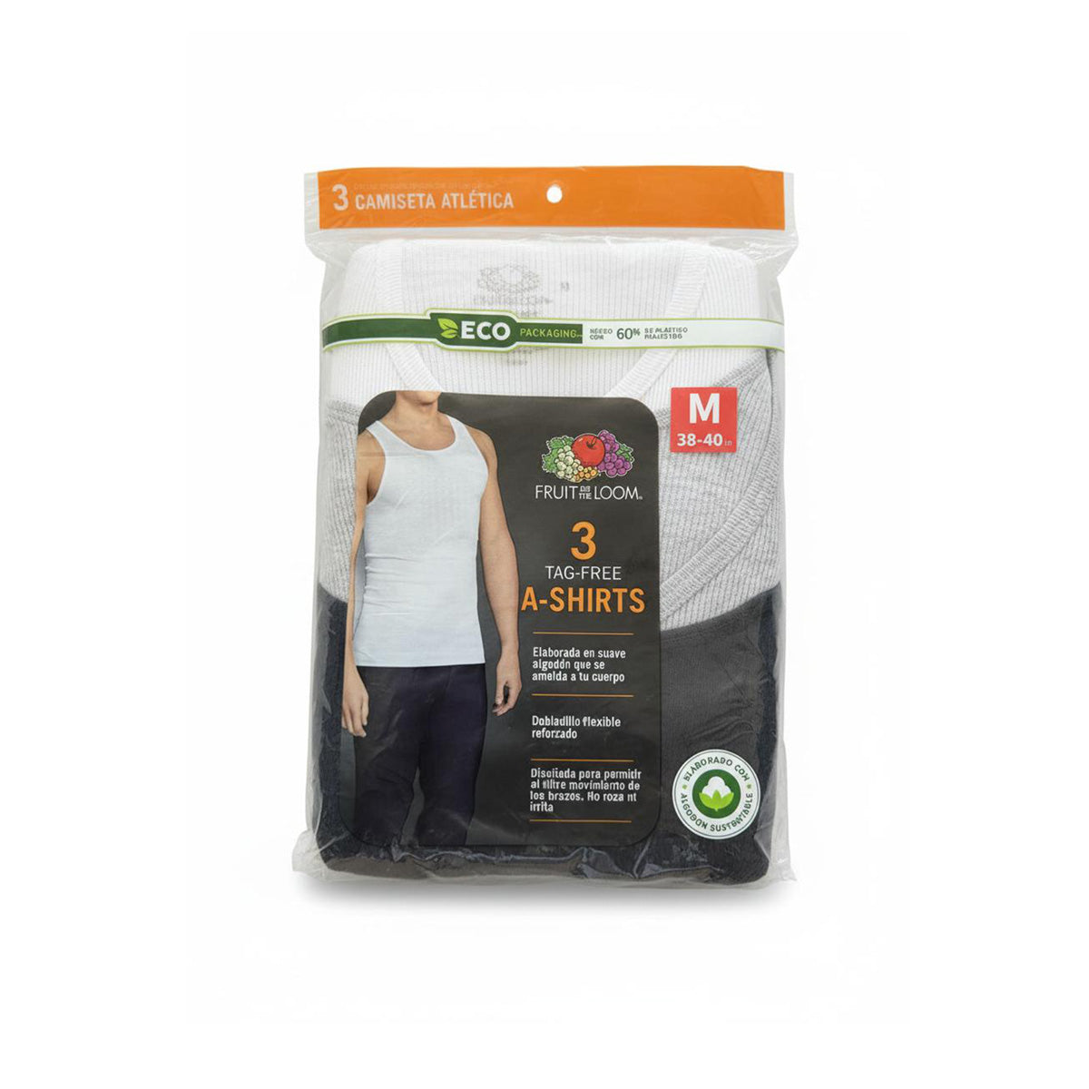 Pack x 3 - Musculosa interior  para caballero