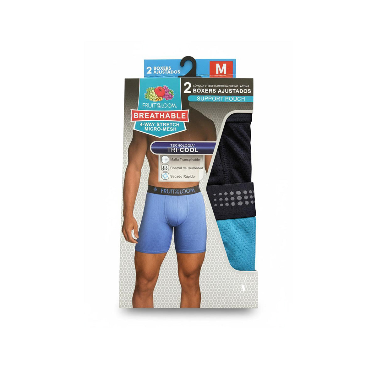 Pack x 2 - Boxer brief breathable 2.0 para caballero
