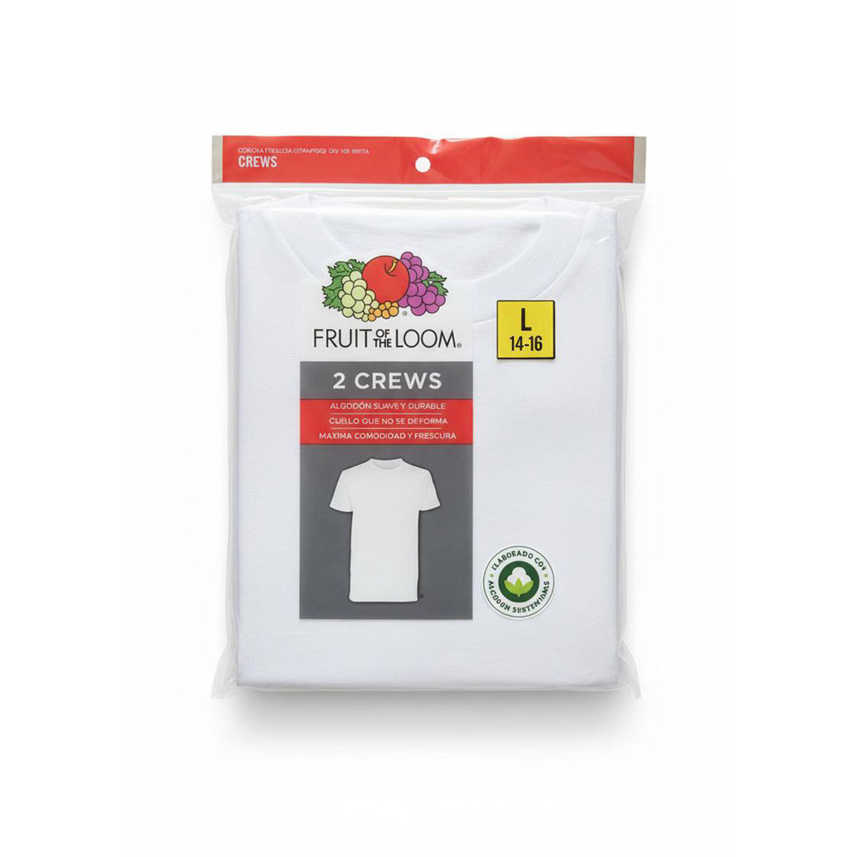 Pack x 2 - Camiseta interior escote redondo infantil