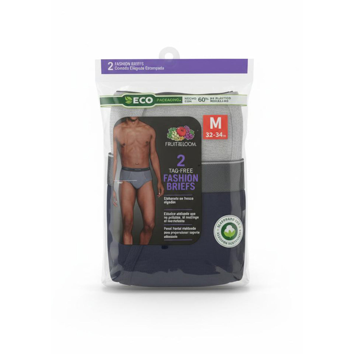 Pack x 2 - Slip para caballero
