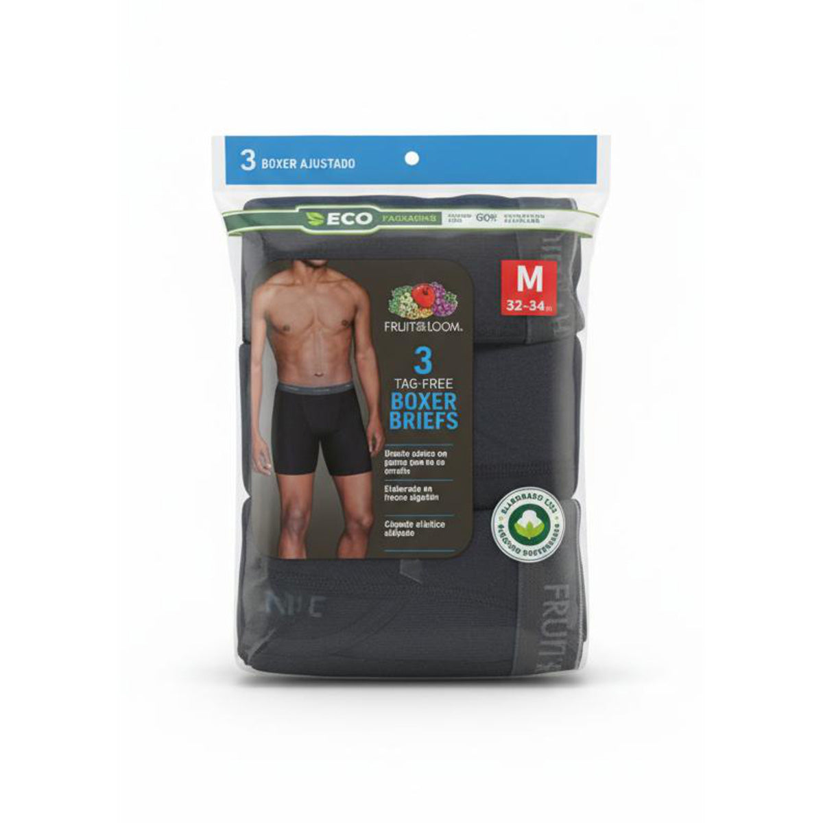 Pack x 3 - Boxer brief para caballero