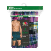 Men - Woven Boxer Pack x3